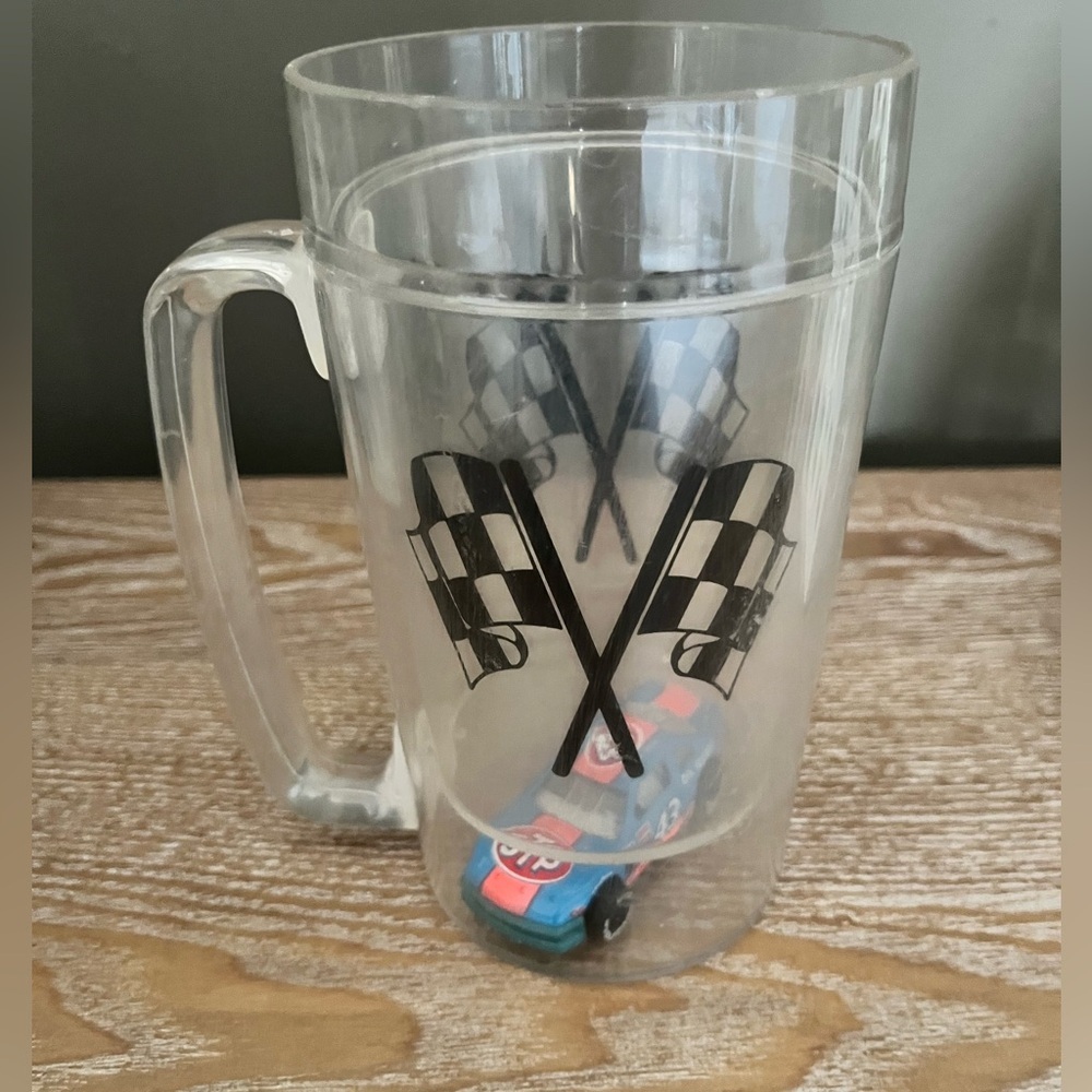Richard Petty #43 STP plastic mug